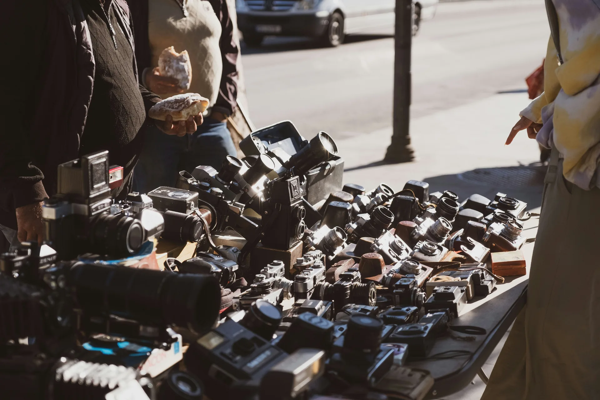 Dry Bridge flea market in Tbilisi